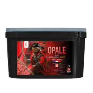 Opale bloc difénacoum 25PPM